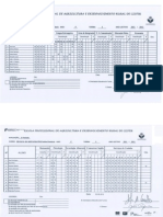 Pauta de Avaliação 1º I - TR CP