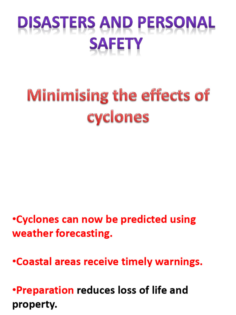 Disasters and Personal Safety | PDF