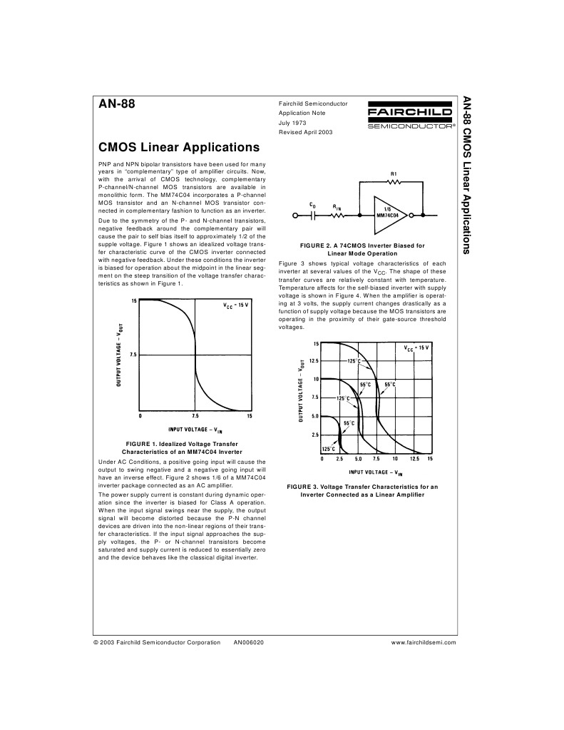 Cmos Linear Applications | PDF