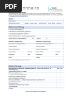 Maternity Programme Registration Form | PDF | Pregnancy | Childbirth