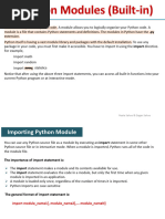 Python 3.13 Math Module Overview | PDF | Numbers | Function (Mathematics)