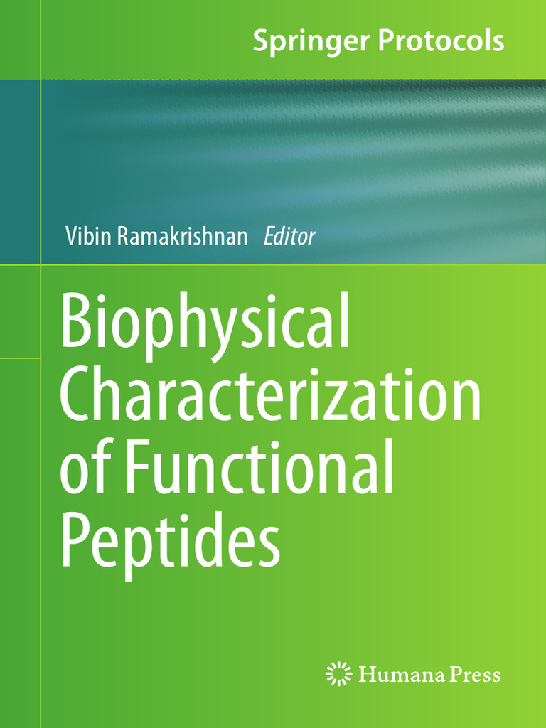 Dokumen - Pub Biophysical Characterization of Functional Peptides ...