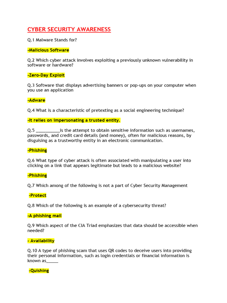 Cyber Security and Its Uses | PDF