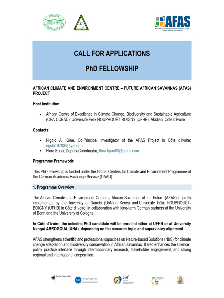 Call For Application - PHD CIV - Phase 2 | PDF | Doctor Of Philosophy ...