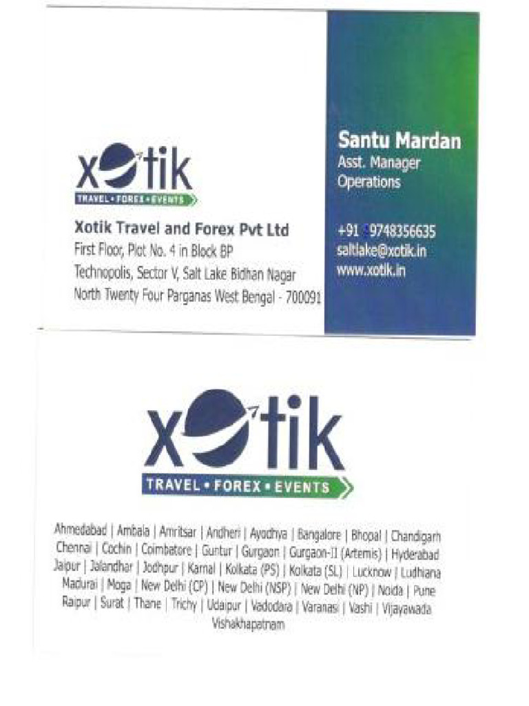 Visiting Card | PDF