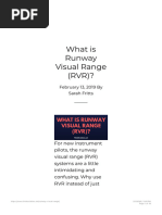 Runway Visual Range Regulations Guide | PDF