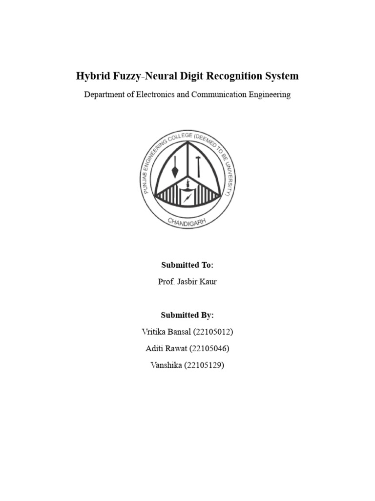 Hybrid Fuzzy-Neural Digit Recognition System | PDF | Fuzzy Logic | Deep ...