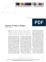 Regulation of Follow On Biologics