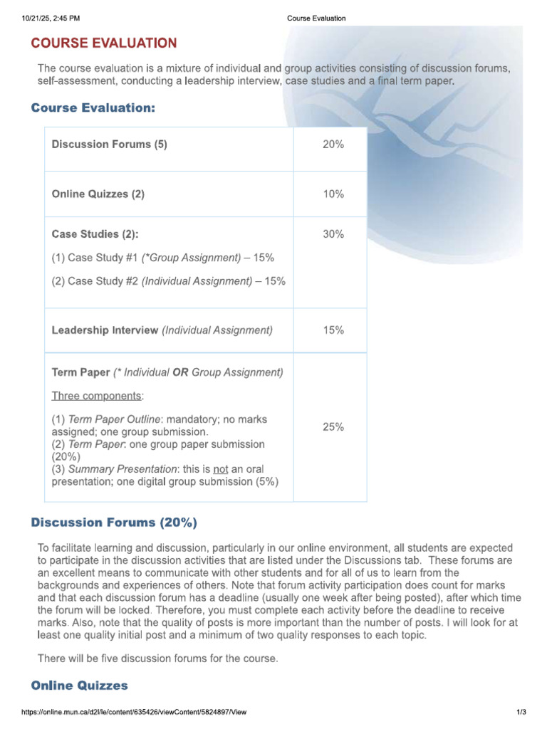 Term Paper Guideline | PDF