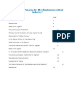 Six Sigma in Bio Pharmaceutical by Panacea