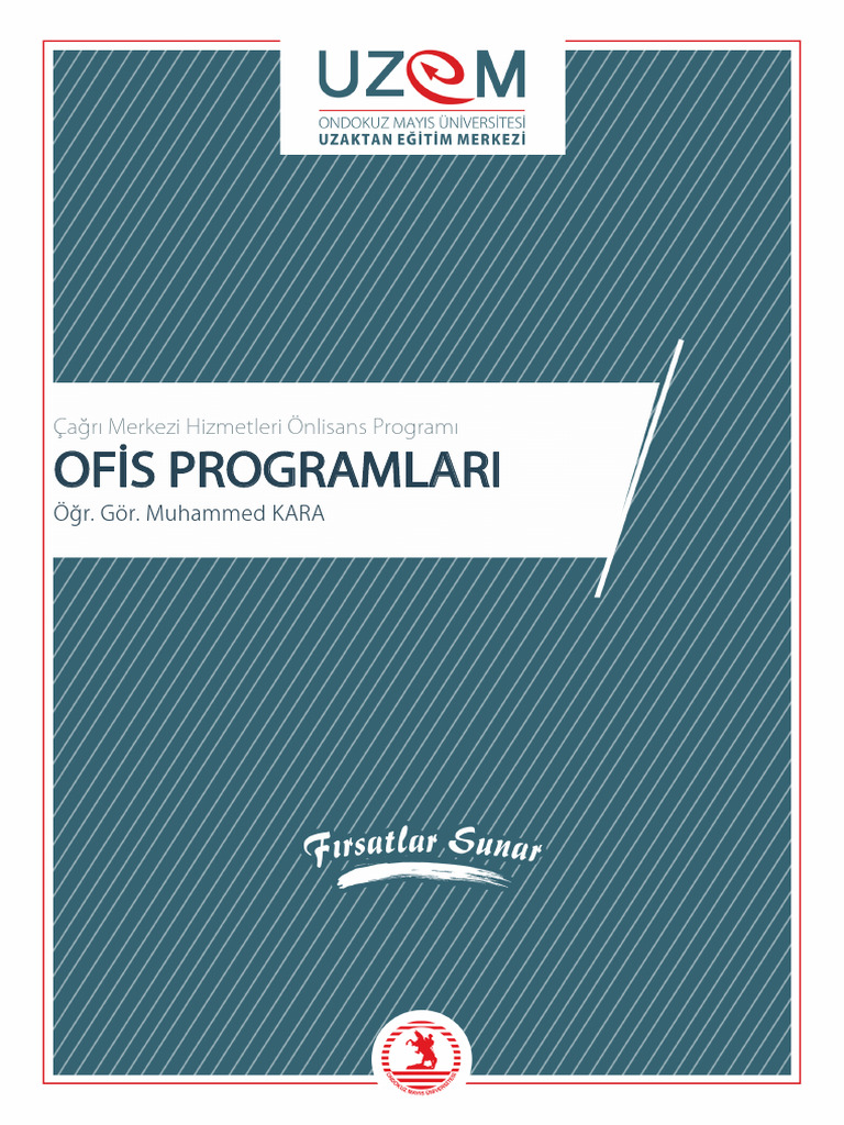 Ofis Programlari: Çağrı Merkezi Hizmetleri Önlisans Programı | PDF