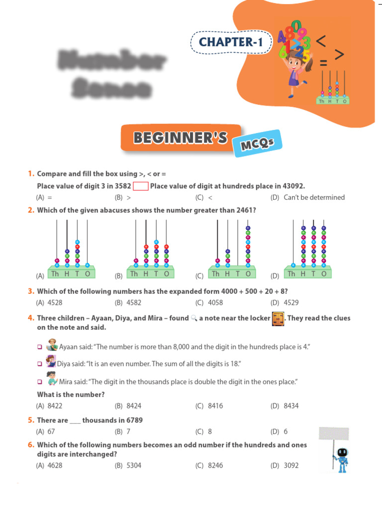 Olympaid Grade 3 Mathematics | PDF | Numbers | Mathematics