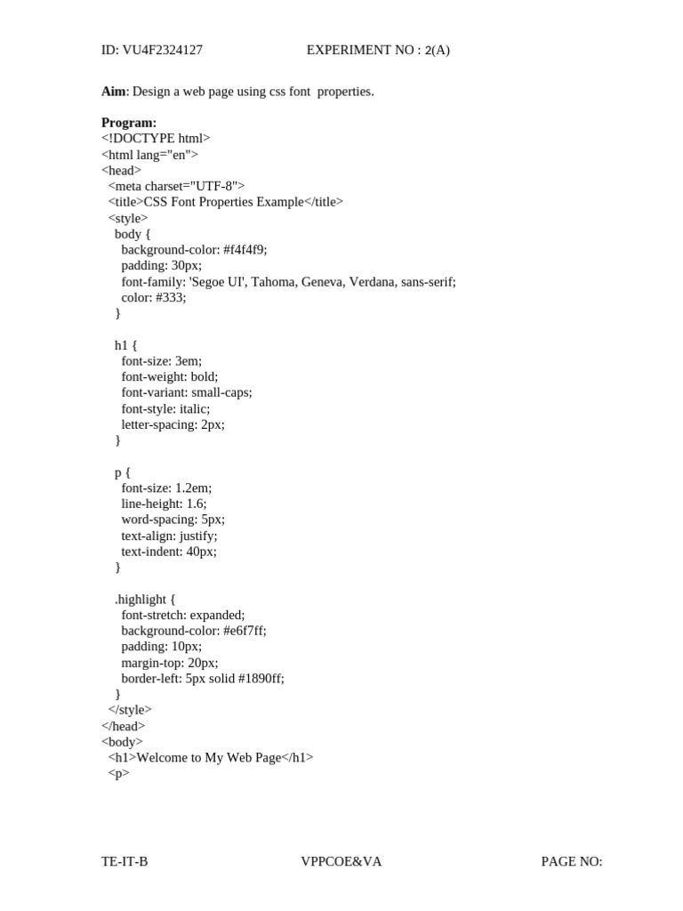 Exp 2 (A) | PDF