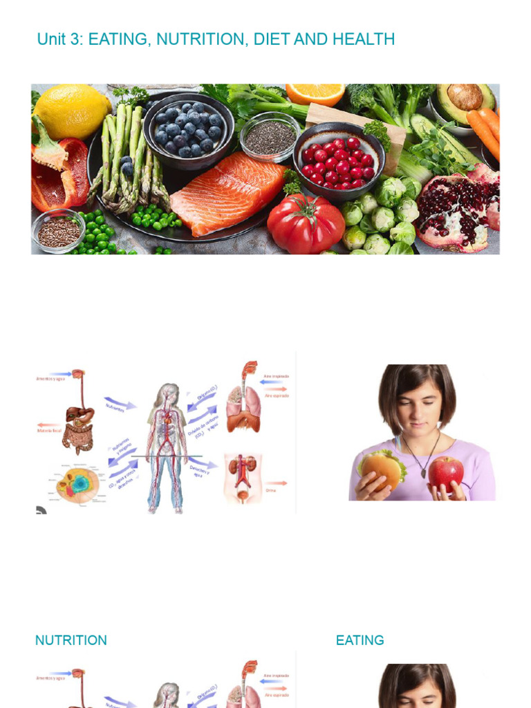 Unit 3 - Diet and Nutrition | PDF | Nutrition | Diet & Nutrition