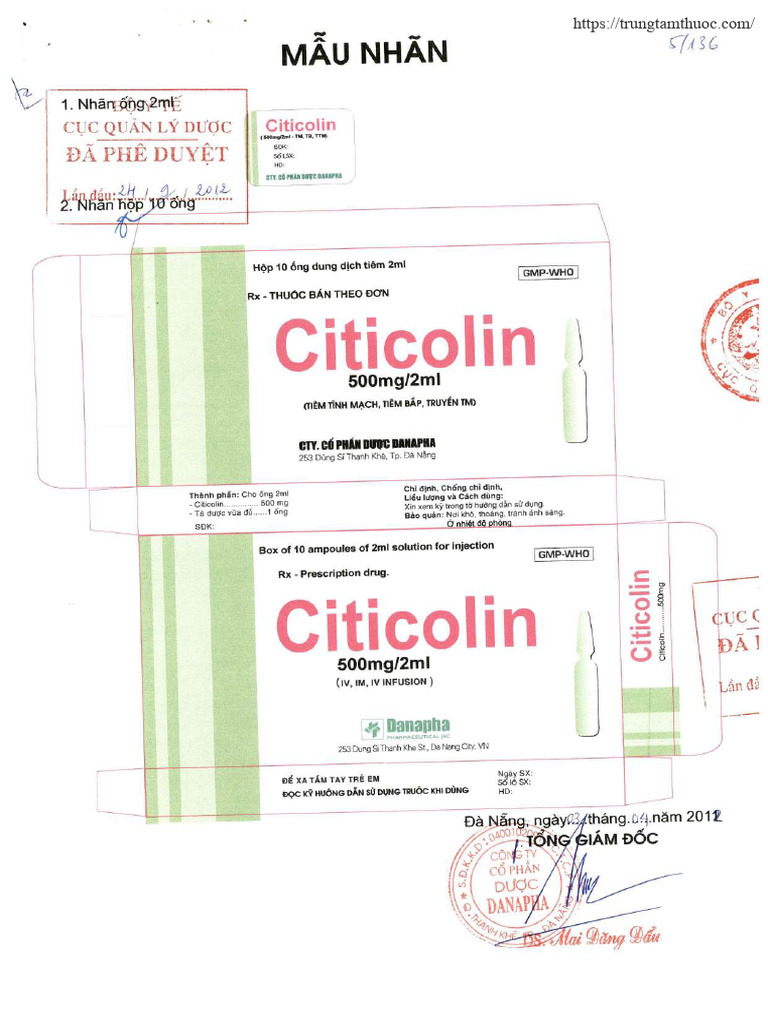 citicolin-500mg2ml-danapha | PDF