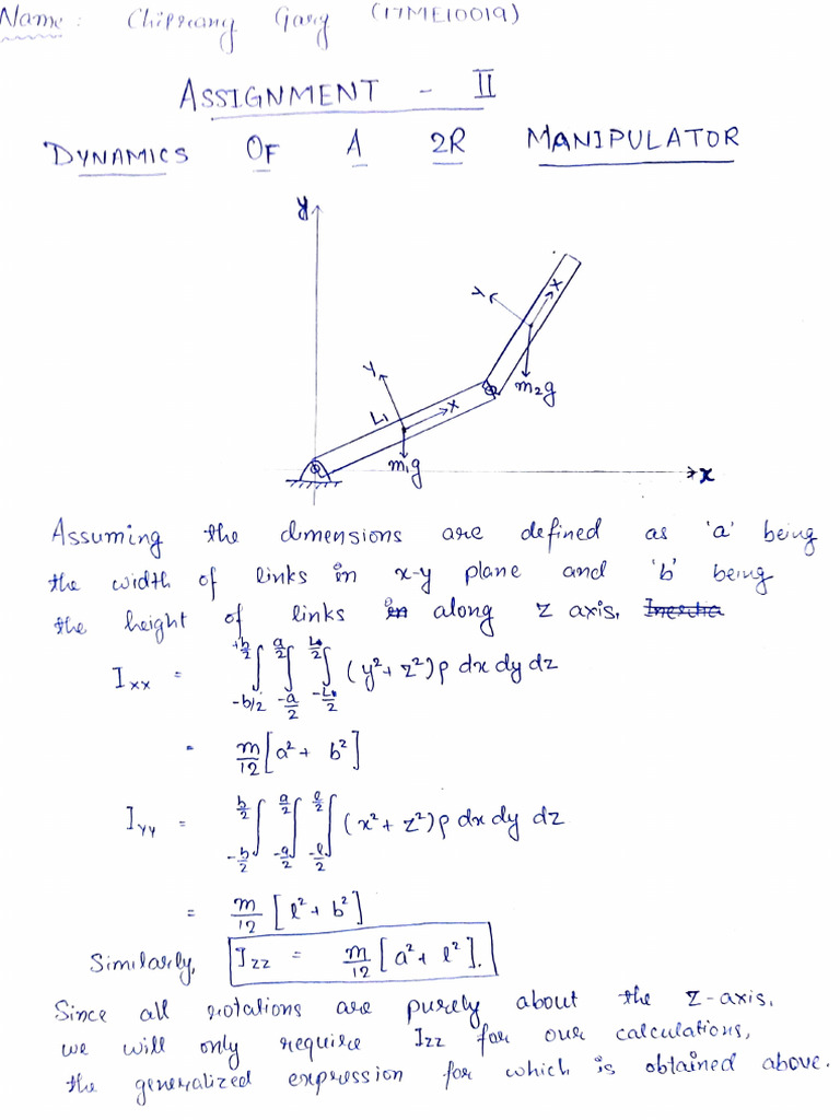 RCCM Assignment-2 Dynamics | PDF