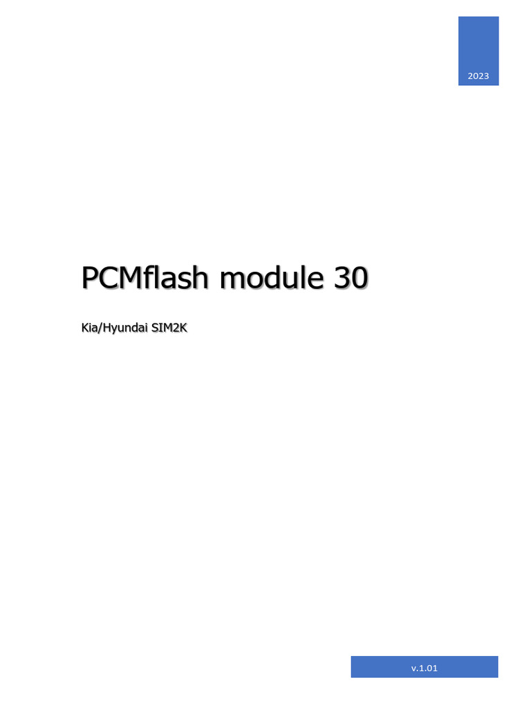 Pcmflash 30 | PDF