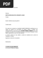 Solicitud de Cambio de Horarios