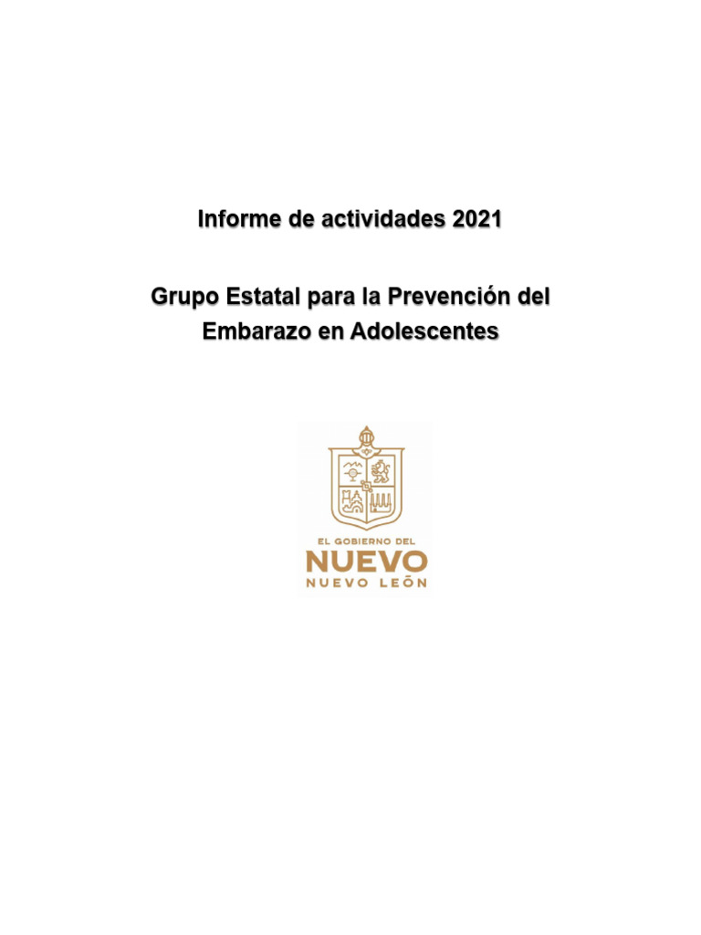 2. Gepea Nuevo Leon Informe 2021 (1) | PDF | Control de la natalidad ...