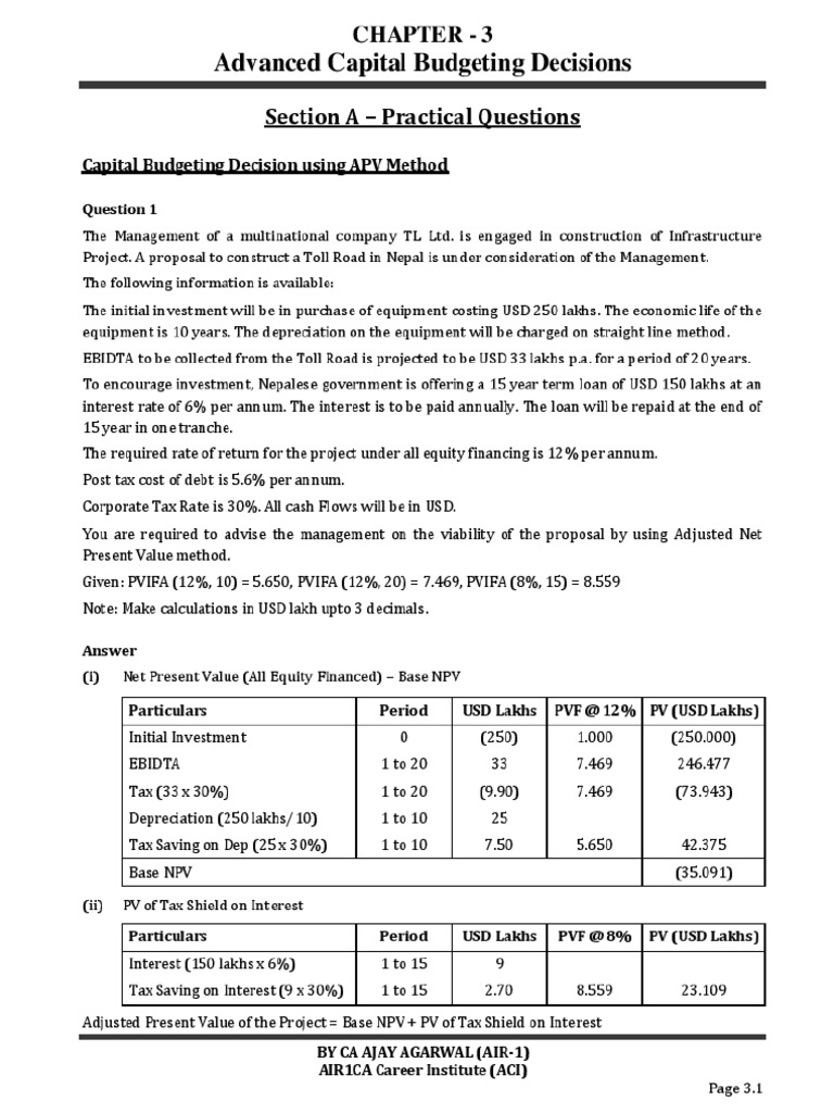 Chapter 3_ACB Decisions | PDF