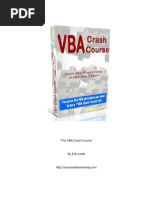 Download Vba Crash Course by Berrisford Kevin Thomas SN99037438 doc pdf