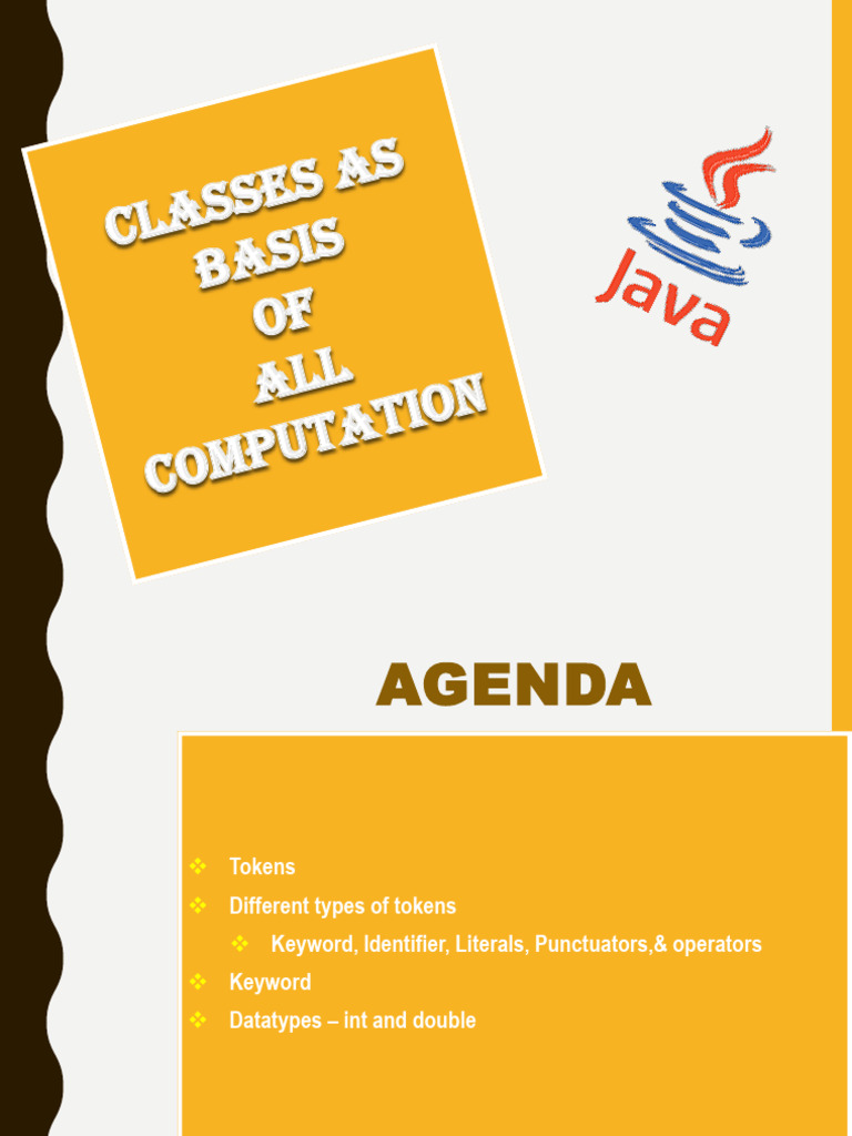 Part 3 Java Tokens 1695275818 | PDF | Data Type | Integer (Computer ...