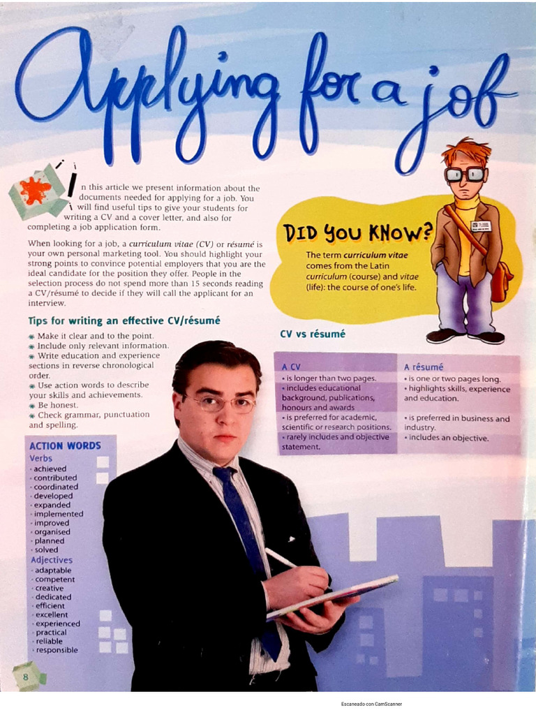 CV and Job Interview Project | PDF