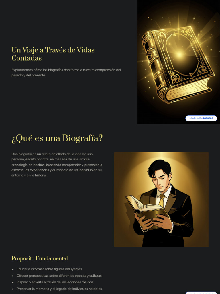 Un Viaje A Traves de Vidas Contadas | PDF