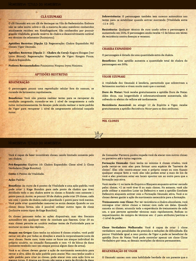 Uzumaki Revisado - Versão 1.5 | PDF | Emoções