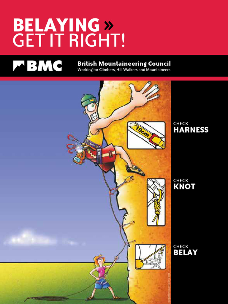 03-BMC Belaying and Abseiling | PDF | Mountaineering | Rock Climbing