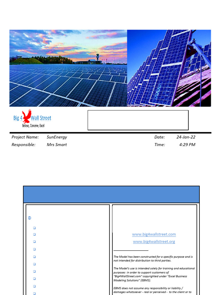 Investing in An Operating Solar PV Power Plant | PDF | Net Present ...