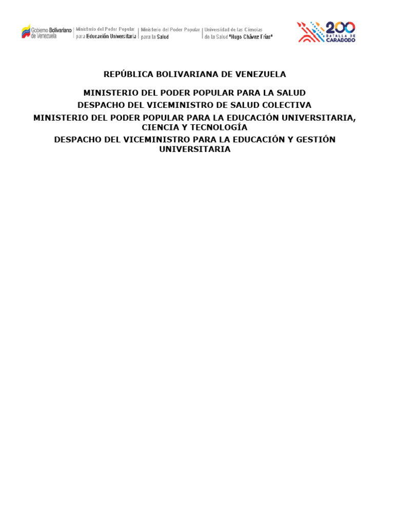 Pnfa Mgi Si | PDF | Plan de estudios | Venezuela