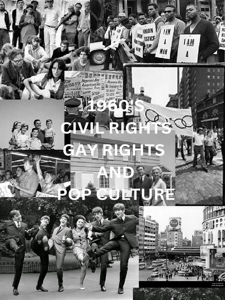 1960's Civil Rights Gay Rights and Pop Culture PDF | PDF