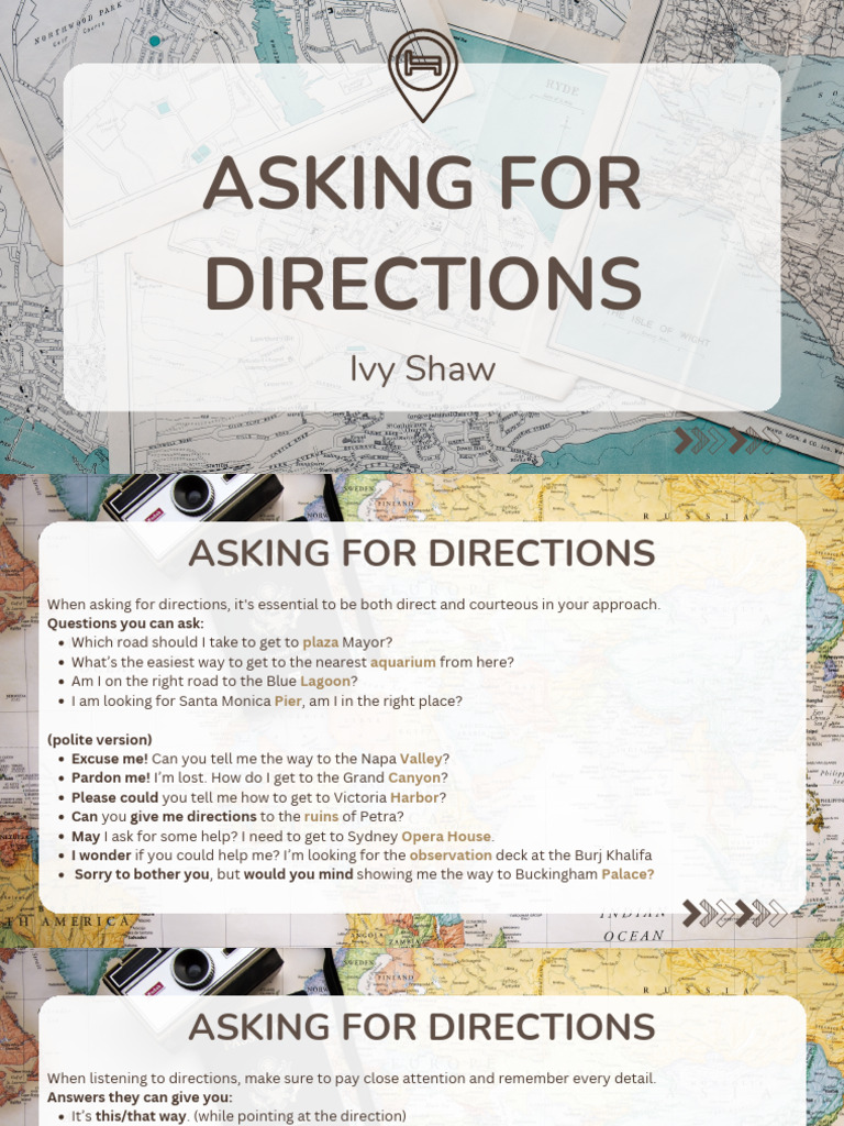 Asking For Directions | PDF | Transport | Land Transport