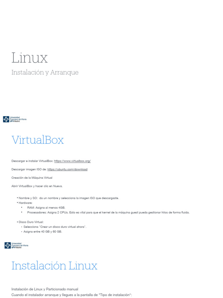 SSOO Tema 1.2 - Linux | PDF | Arranque | Compatibles con PC Ibm