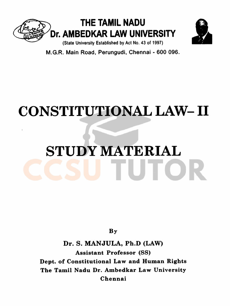 11 Constitutional Law II Watermark | PDF