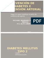 Prevención de Diabetes e Hipertensión Arterial