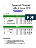 Campeonato Municipal 2012_010712