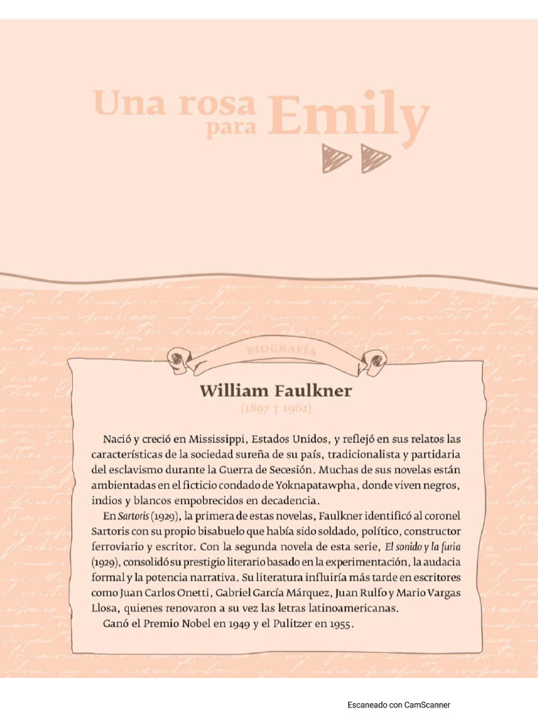 Copia de Un Rosa Para Emily | PDF