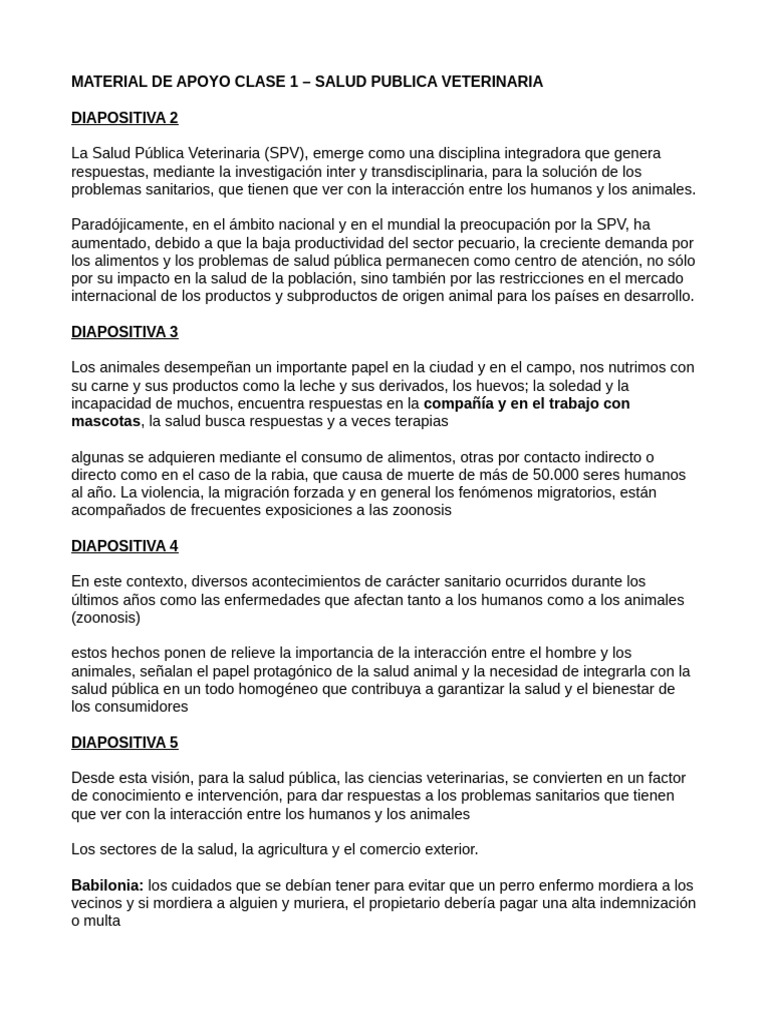 Presentacion Salud Publica | PDF | Salud pública | Medicina Veterinaria