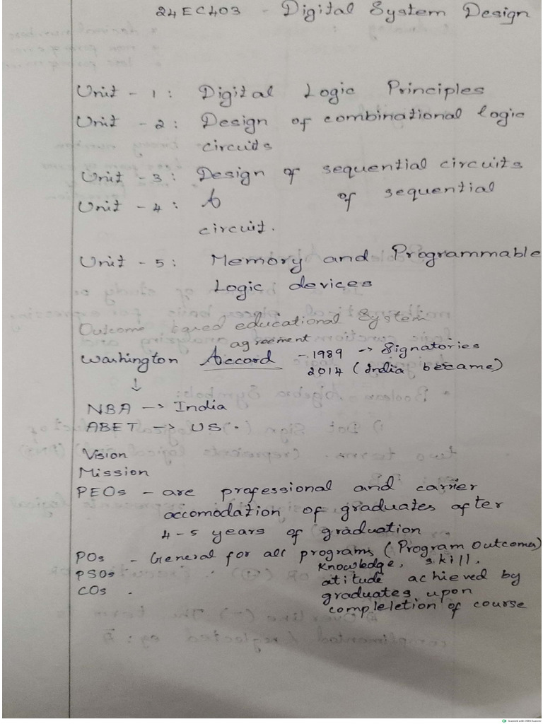DSD Unit 1 | PDF