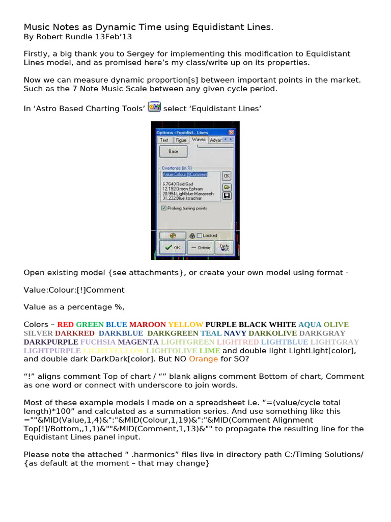 TS Music Notes As Dynamic Time Using Equidisant Lines | PDF | Color