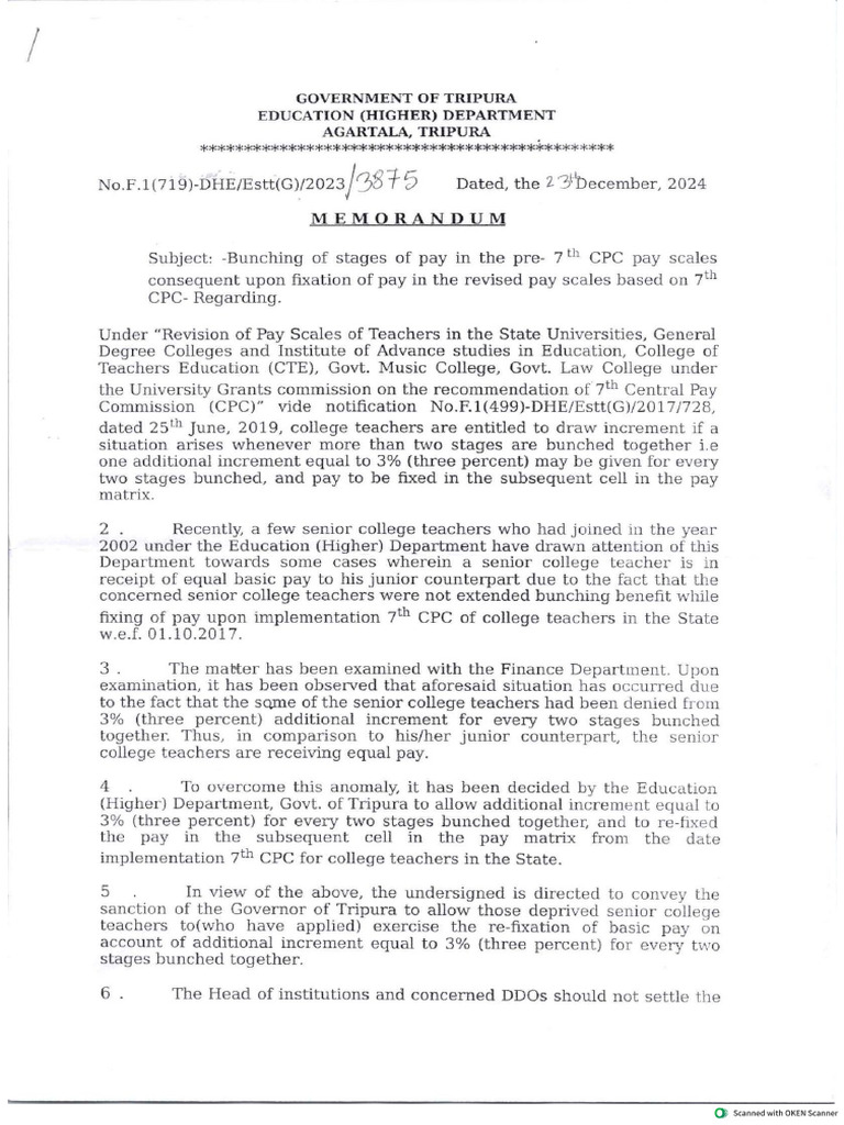 7th CPC Pay Scale Fixation | PDF