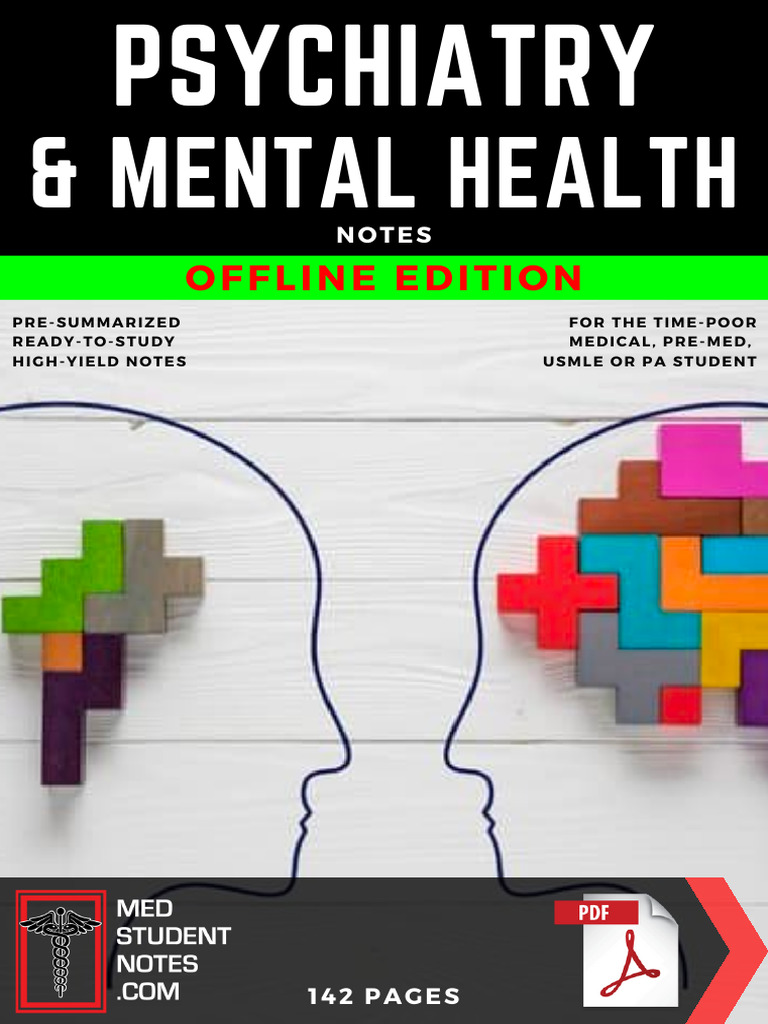 Psychiatry and Mental Health | PDF | Mental Disorder | Emotions