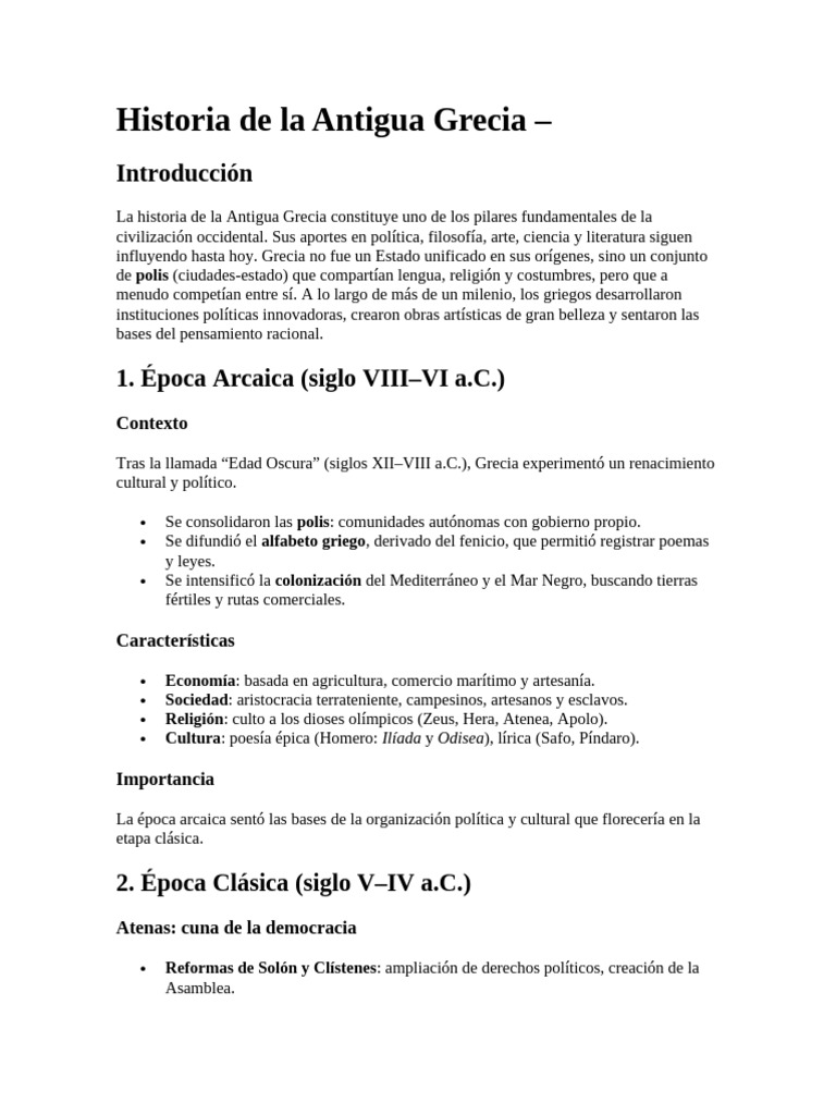 Historia de la Antigua Grecia | PDF | Antigua Grecia | Esparta
