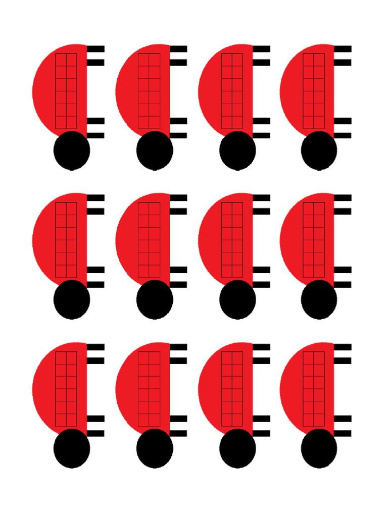 Ladybug-Numbers From 1 To 12 | PDF