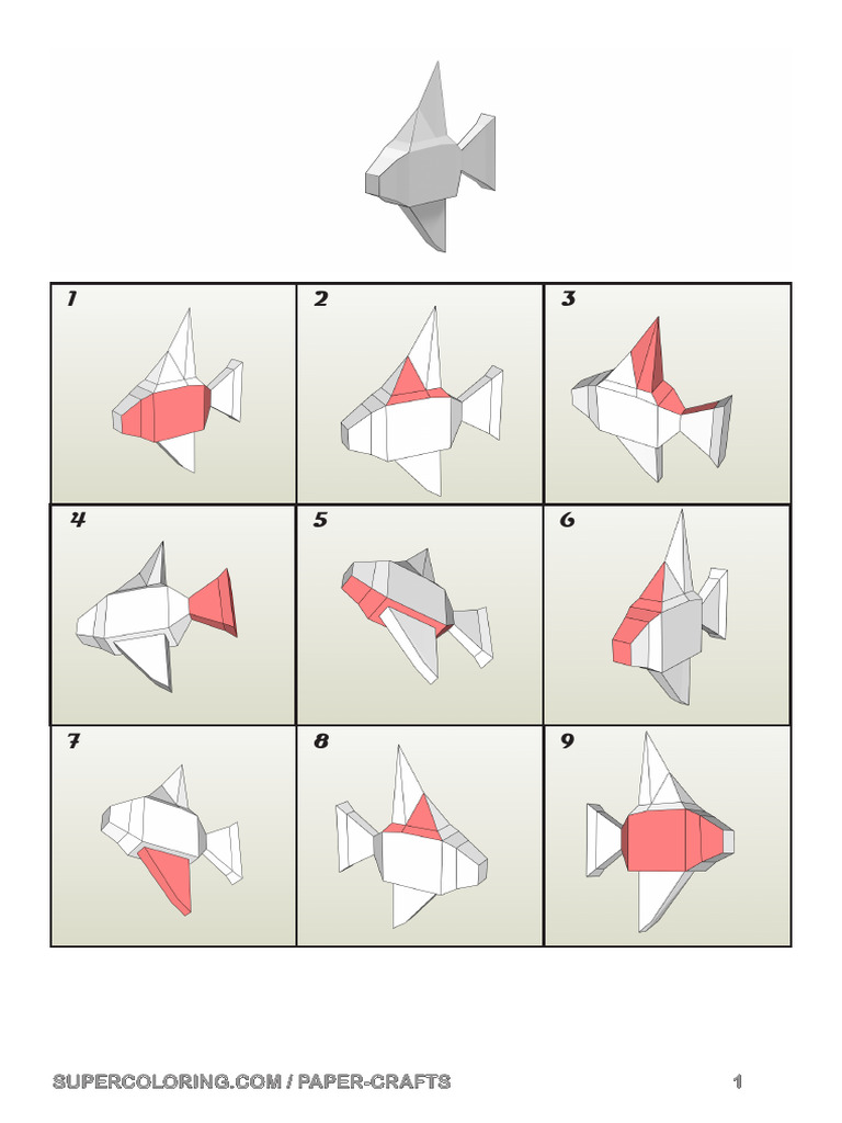 Angel Fish Paper Crafts | PDF