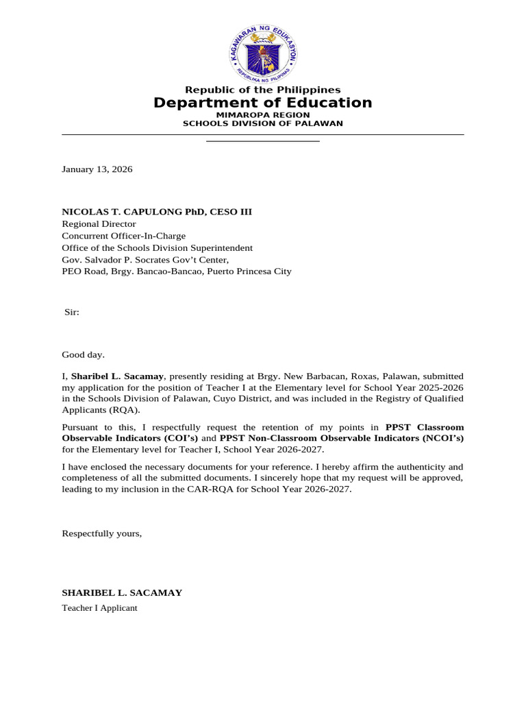 Final Letters | PDF | Teachers | Teaching