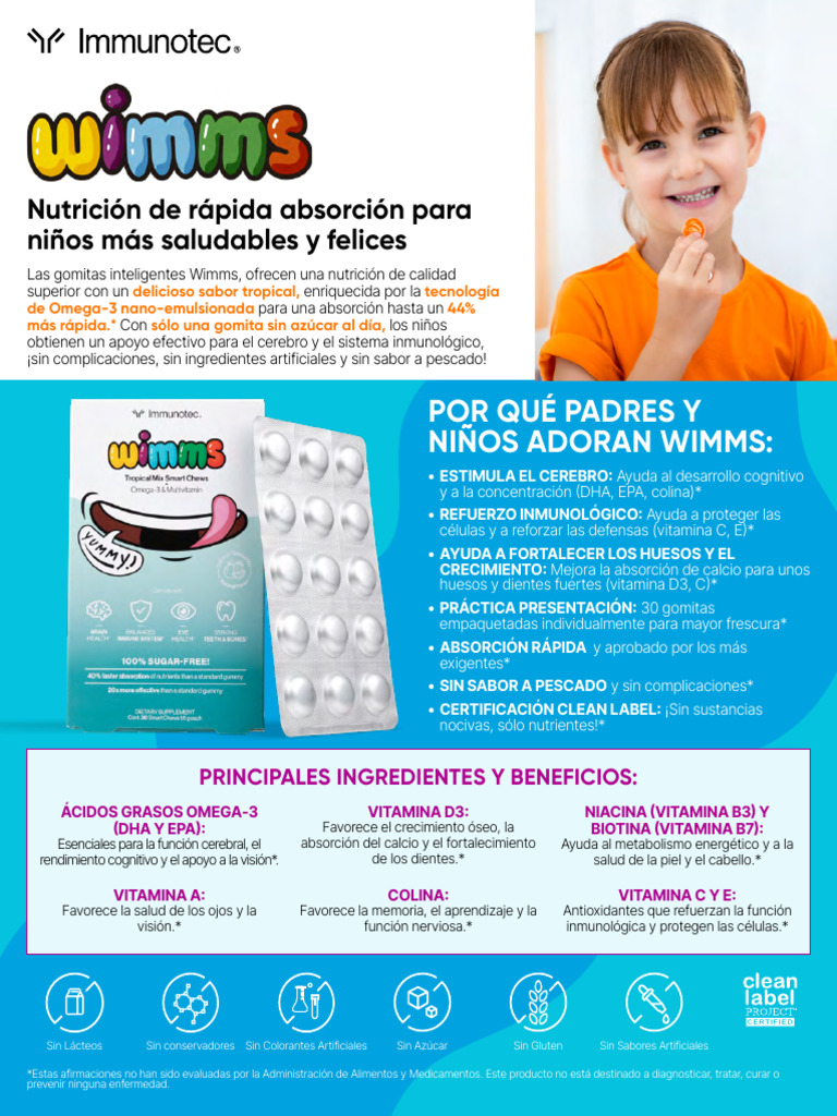 Wimms Factsheet US SPN FV | PDF | Vitamina | Nutrición