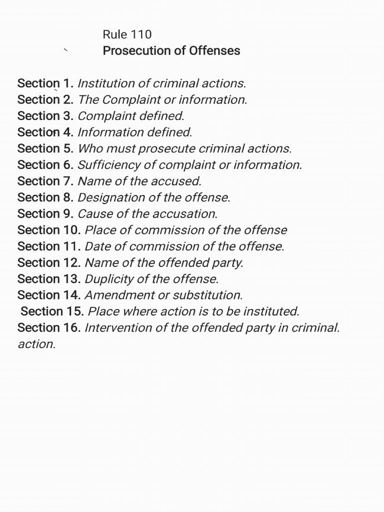 Memorize From Rule 110 116 | PDF